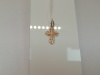 ПОДККИ585 ПОДВЕСКА КРЕСТ С КАМНЯМИ (Au 585)