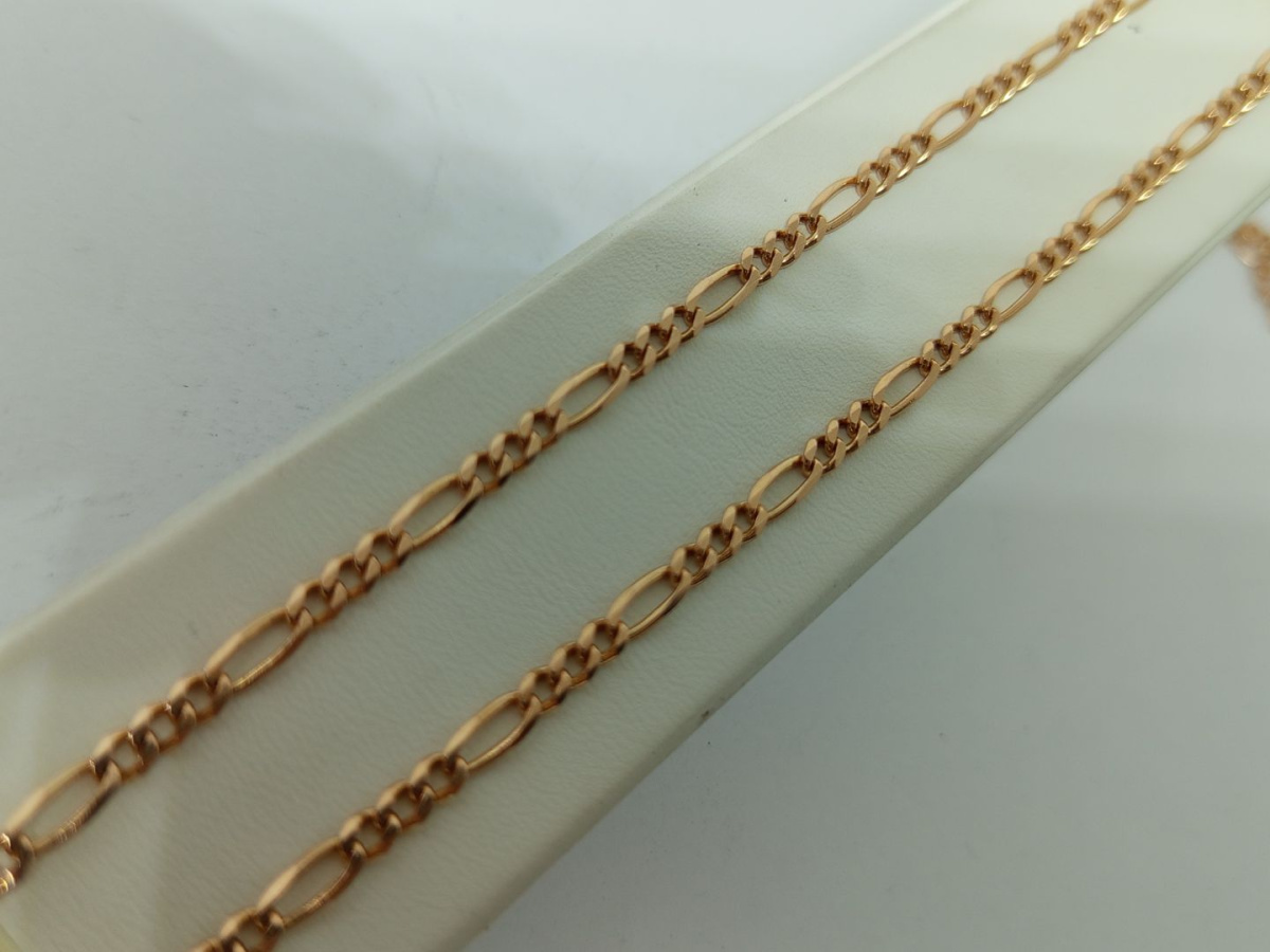 ЦЛФК585 ЦЕПЬ ПОЛНОВЕСНАЯ Фигаро(картье) (Au 585)