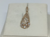 ПОДВЕСКА С КАМНЯМИ (Au 585)