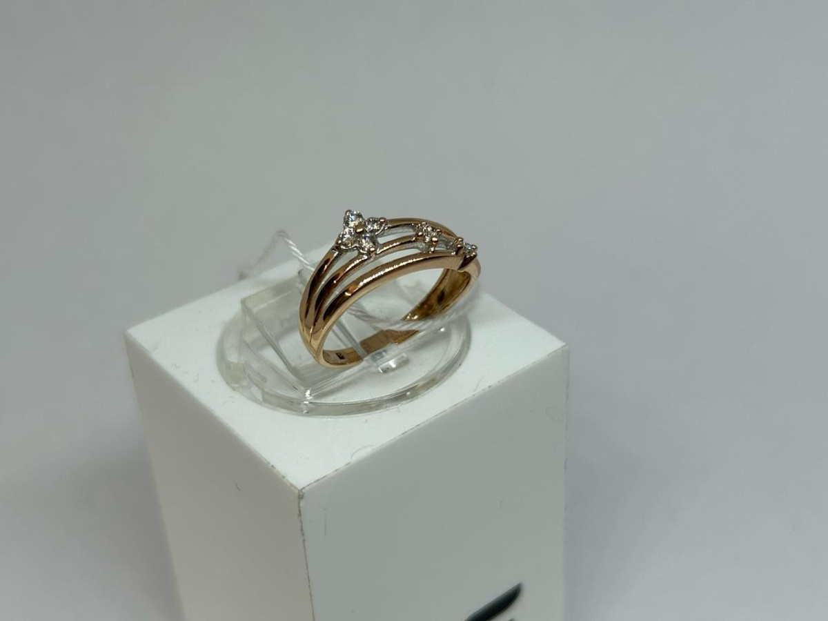 КОЛЬЦО БРИЛЛИАНТ Au 585