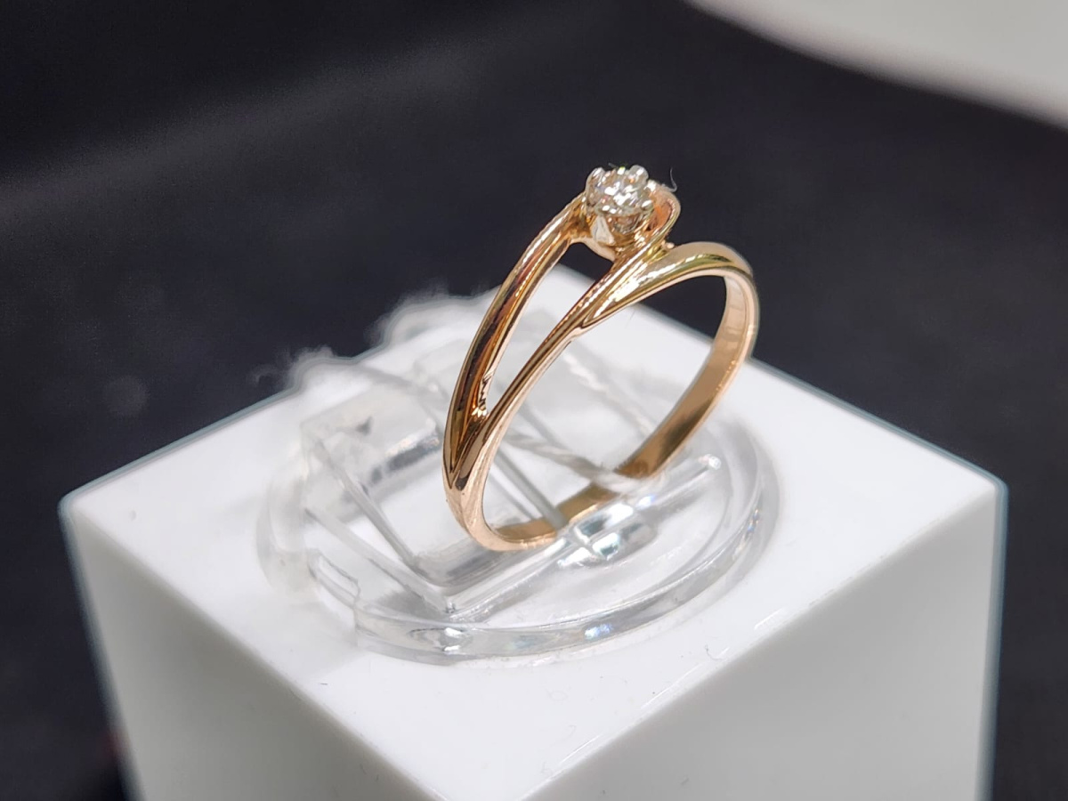 КОЛЬЦО БРИЛЛИАНТ Au 585