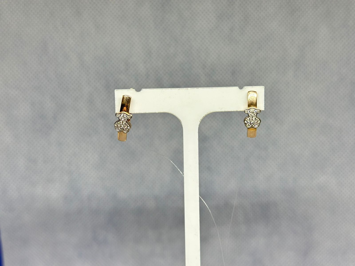 СЕРЬГИ С КАМНЯМИ (Au 585)