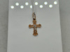 ПОДВЕСКА КРЕСТ БЕЗ КАМНЯ (Au 585)