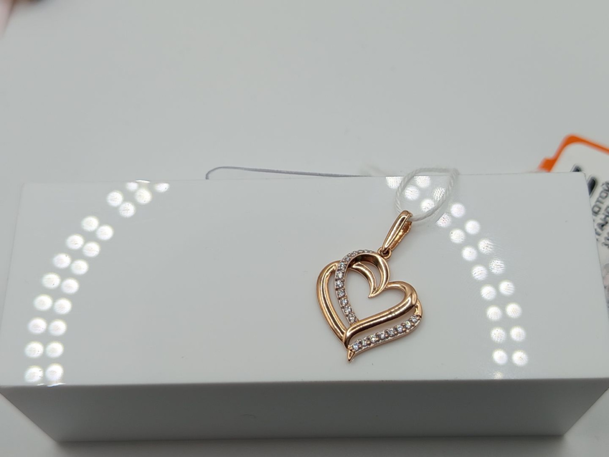 ПОДКМИ585 ПОДВЕСКА С КАМНЯМИ (Au 585)