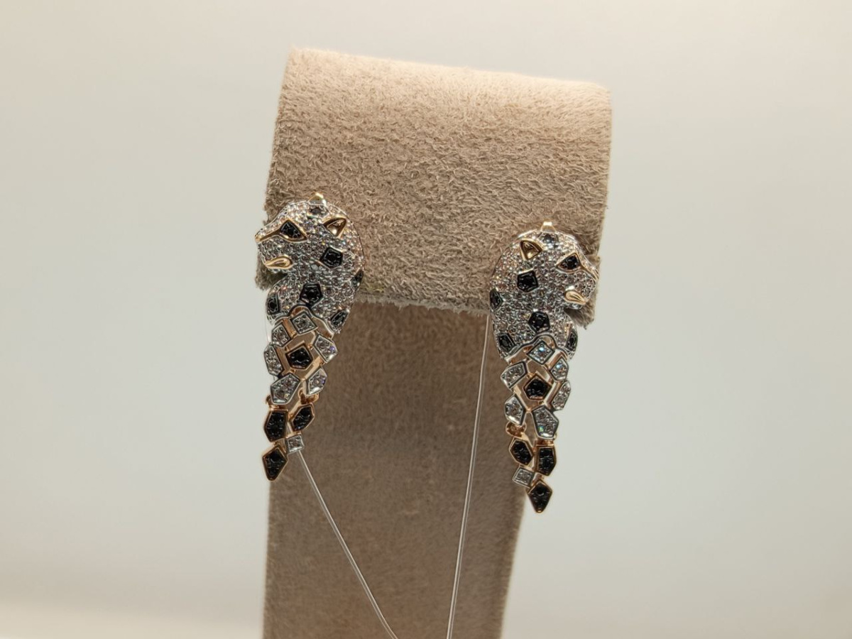 СЕРЬГИ С КАМНЯМИ (Au 585)