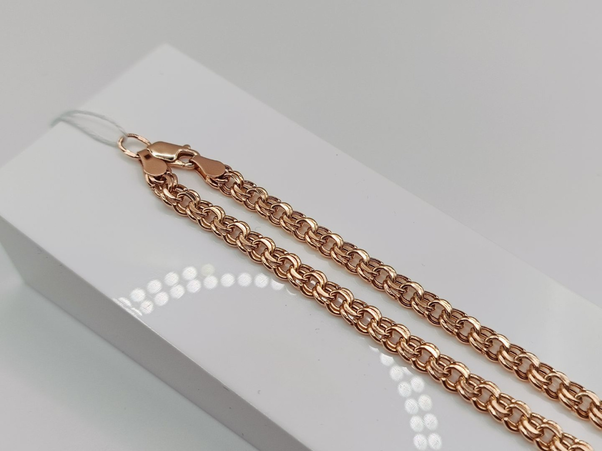 ЦПБС585 ЦЕПЬ ПУСТОТЕЛАЯ Бисмарк (Au 585)