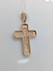 ПОДВЕСКА КРЕСТ С КАМНЕМ (Au 585)