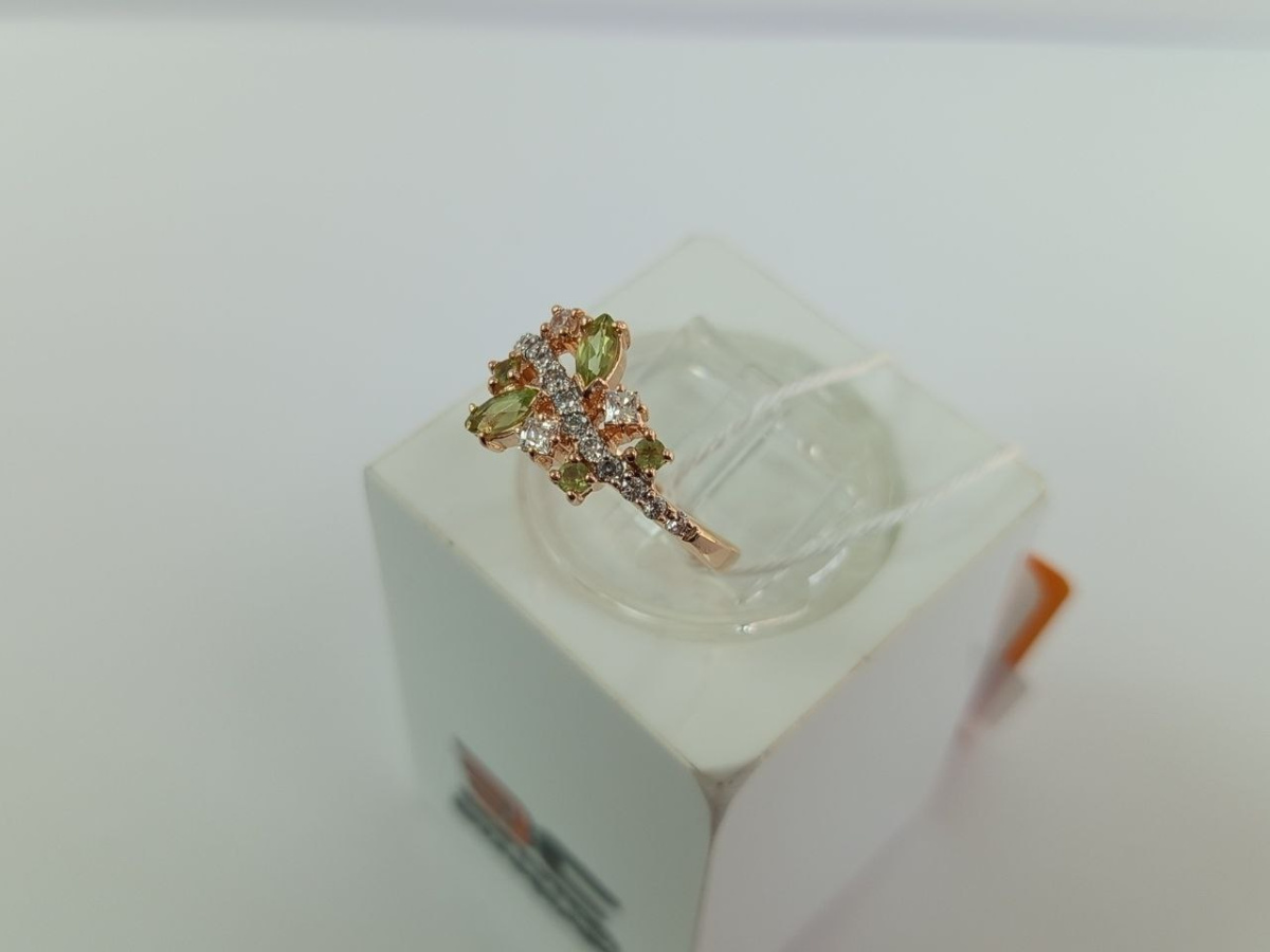 КОЛКМИ585 КОЛЬЦО С КАМНЯМИ (Au 585)