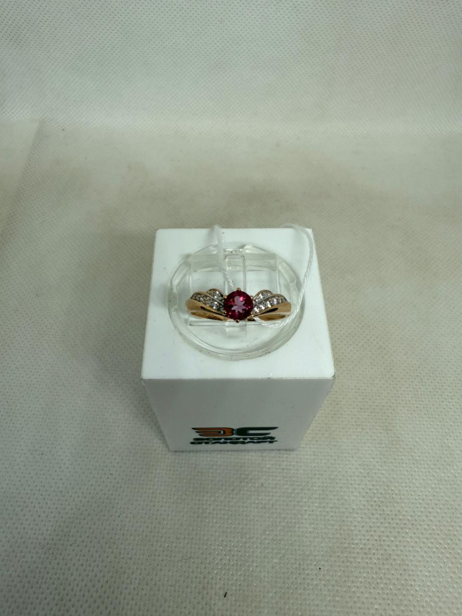 КОЛЬЦО С КАМНЯМИ (Au 585)