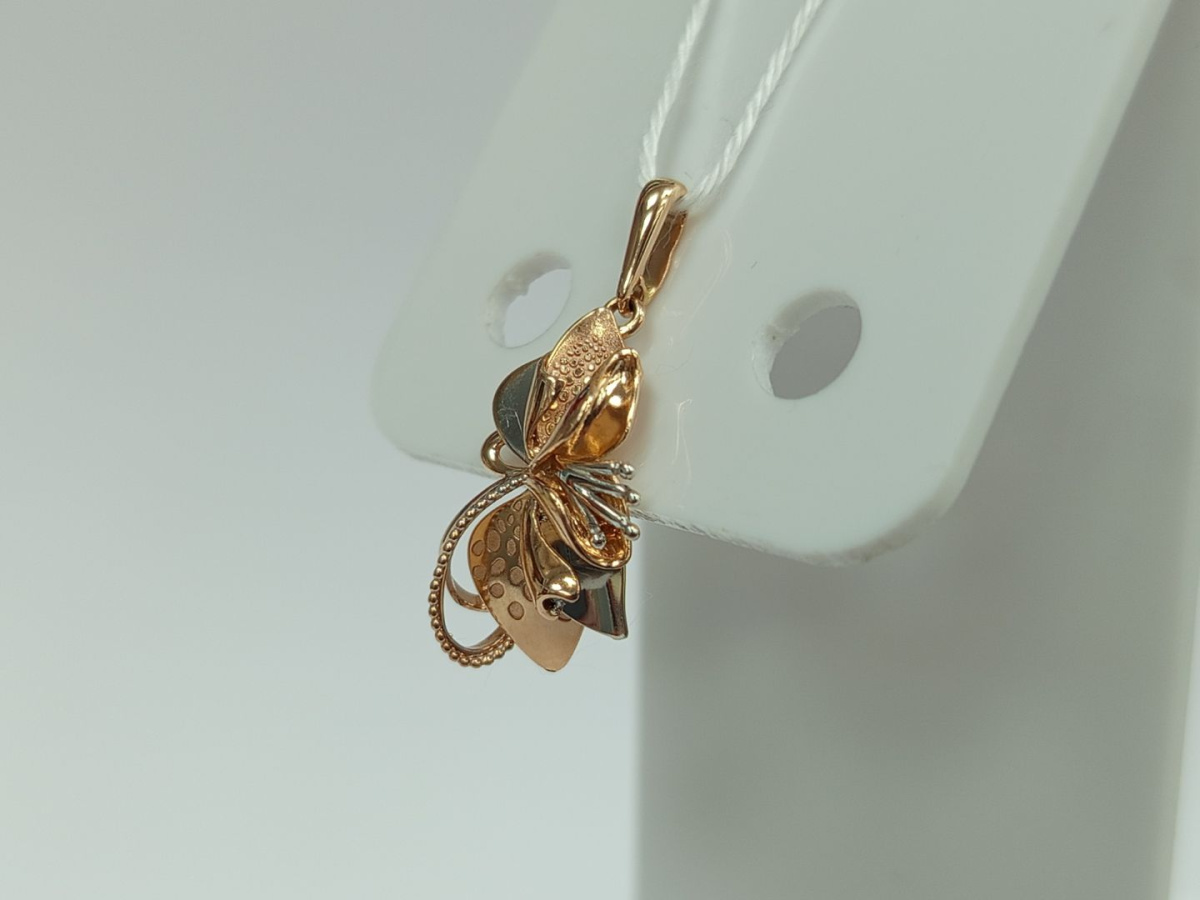 ПОДКМ585 ПОДВЕСКА С КАМНЕМ (Au 585)