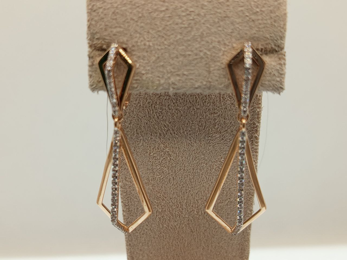 СЕРЬГИ С КАМНЯМИ (Au 585)