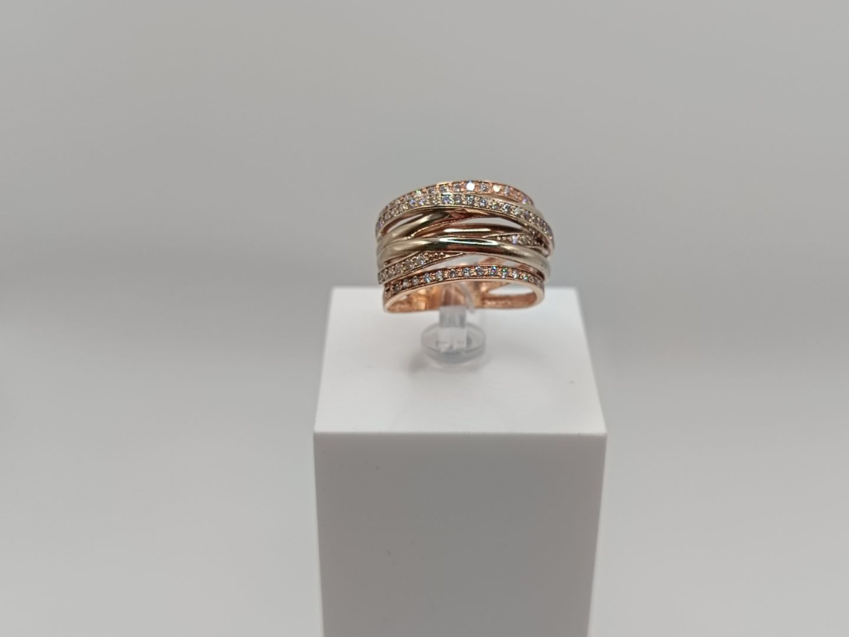 КОЛКМИ585 КОЛЬЦО С КАМНЯМИ (Au 585)