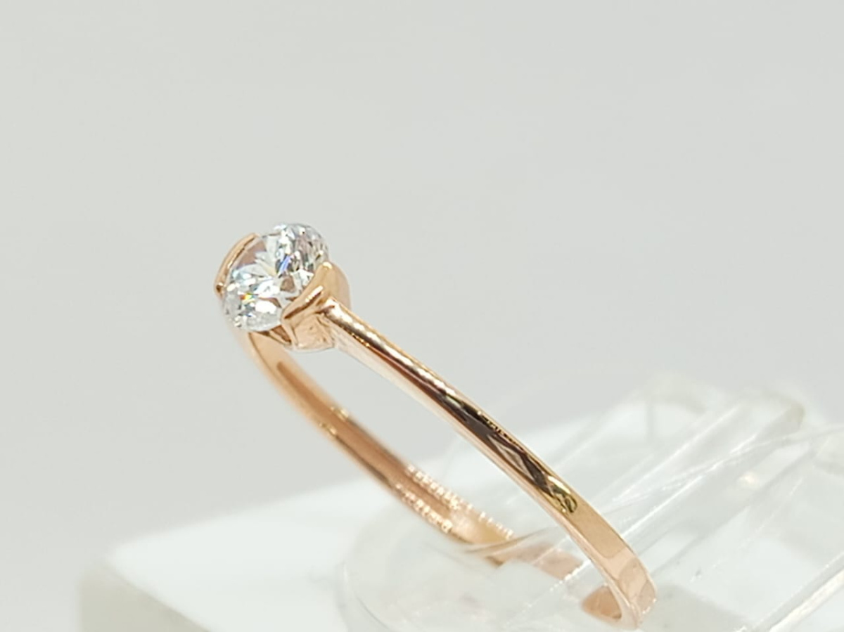 КОЛЬЦО С КАМНЕМ (Au 585)