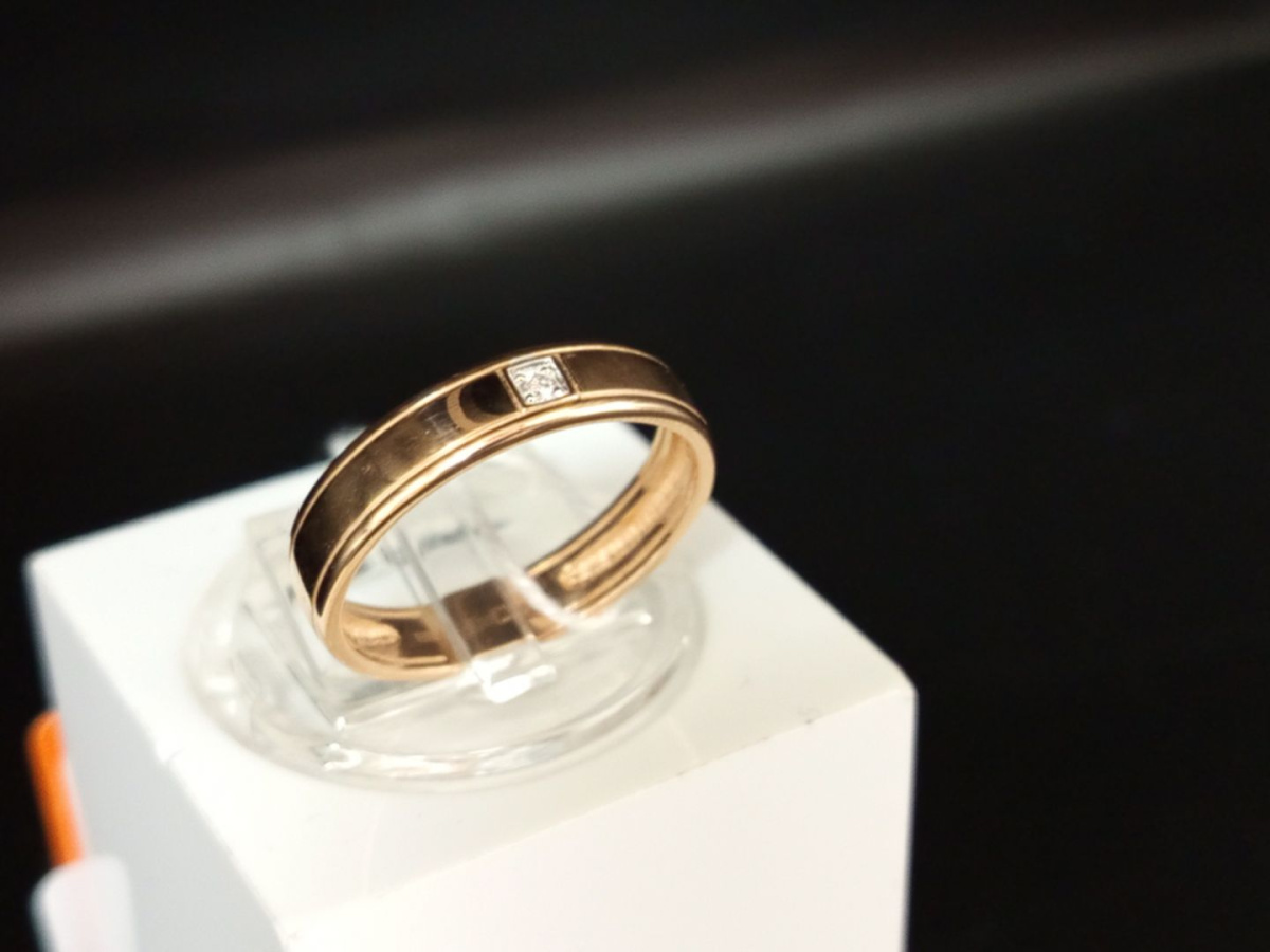 КОЛЬЦО БРИЛЛИАНТ Au 585