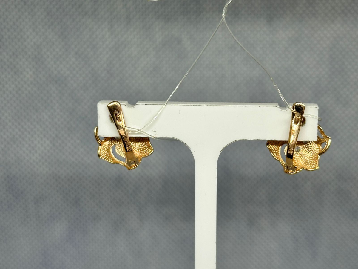 СЕРЬГИ С КАМНЯМИ (Au 585)