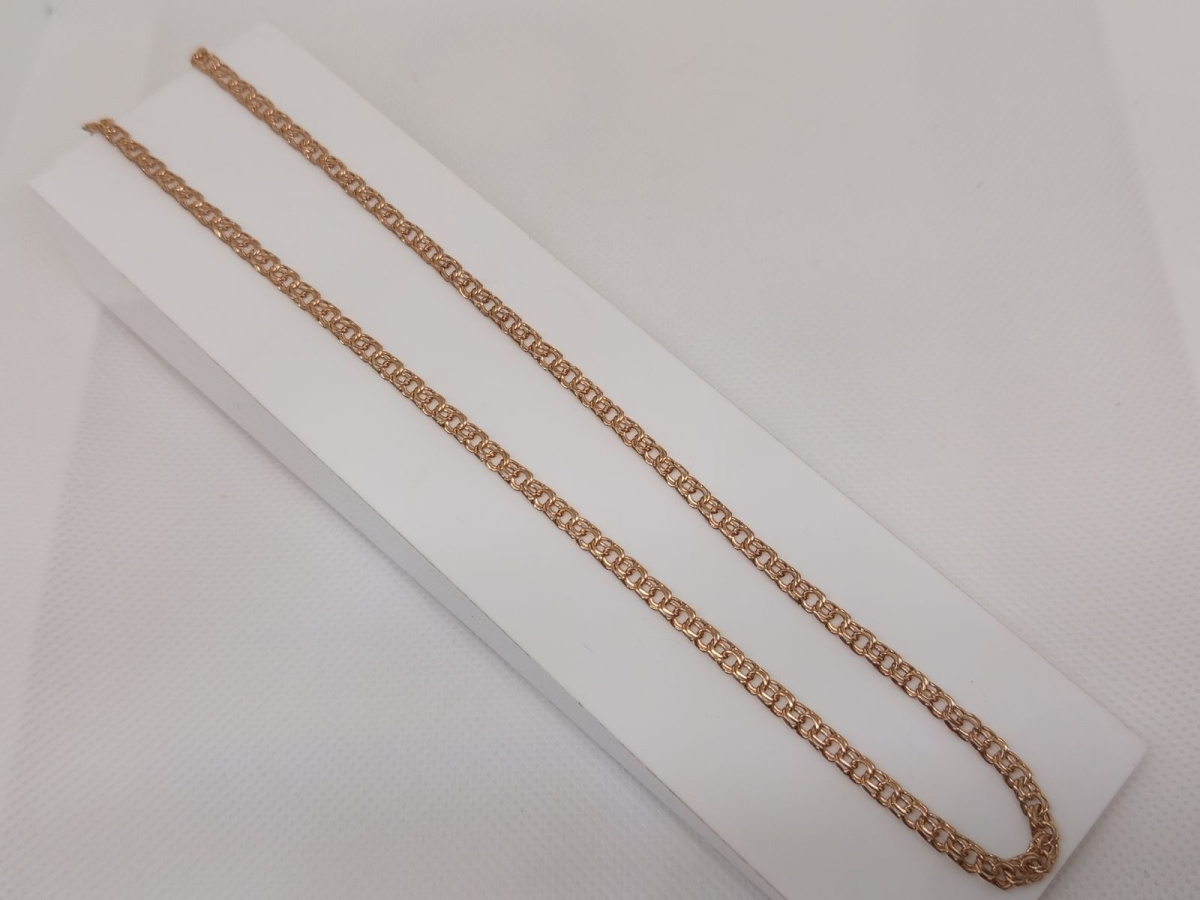 ЦЕПЬ ПОЛНОВЕСНАЯ Бисмарк (Au 585)