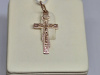 ПОДВЕСКА КРЕСТ БЕЗ КАМНЯ (Au 585)