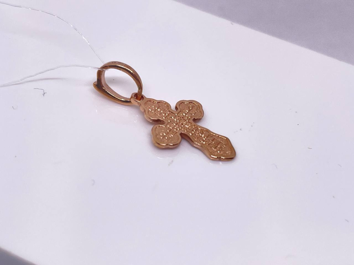 ПОДВЕСКА КРЕСТ без камня (Au 585)