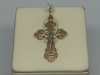 ПОДКБК585 ПОДВЕСКА КРЕСТ БЕЗ КАМНЯ (Au 585)