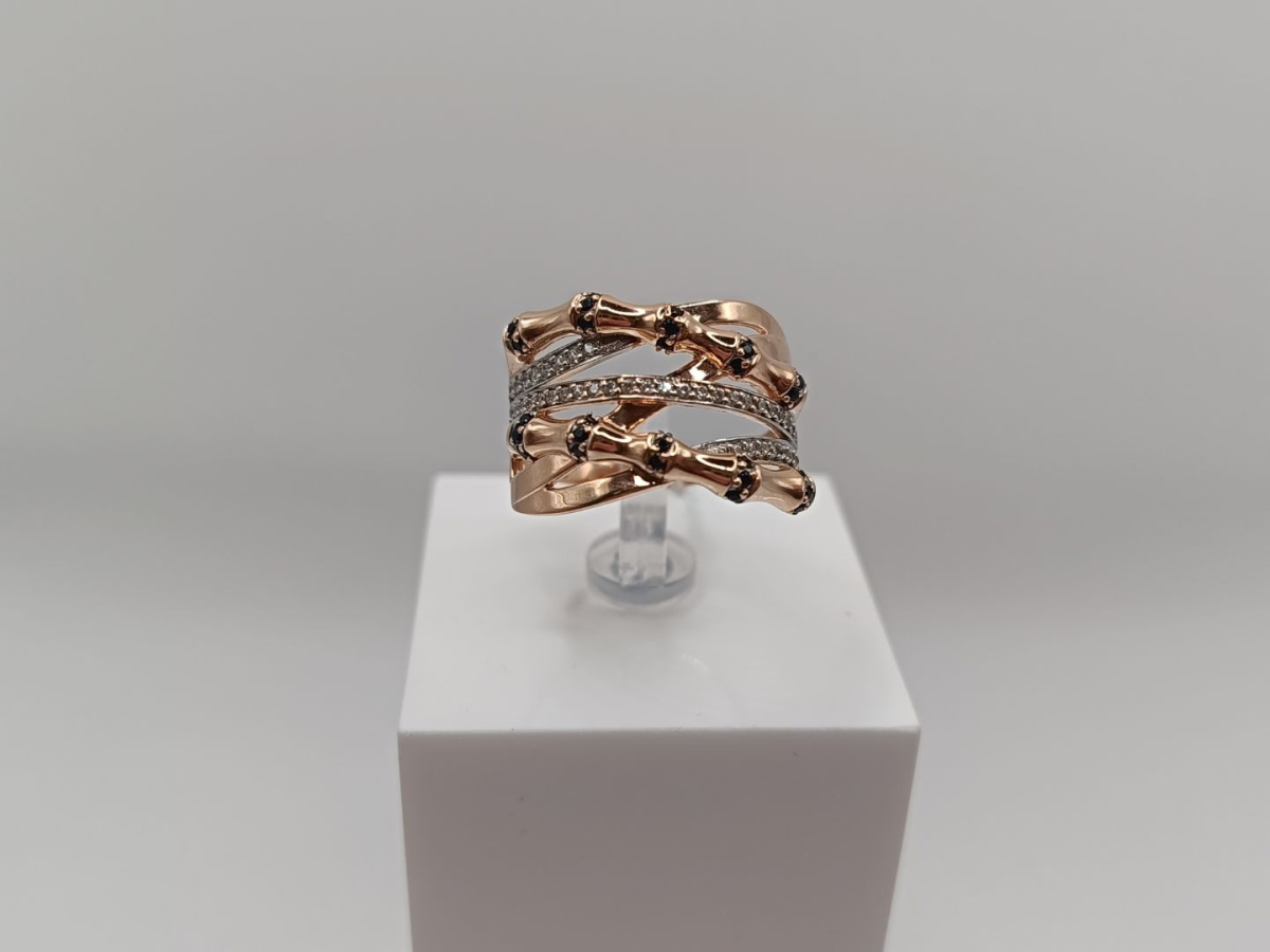 КОЛКМИ585 КОЛЬЦО С КАМНЯМИ (Au 585)