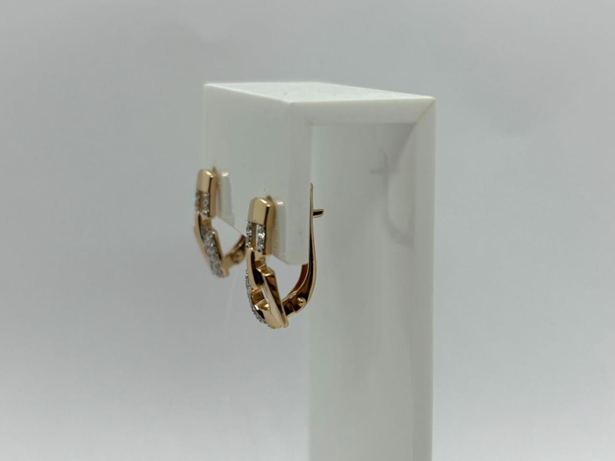 СЕРЬГИ С КАМНЯМИ (Au 585)