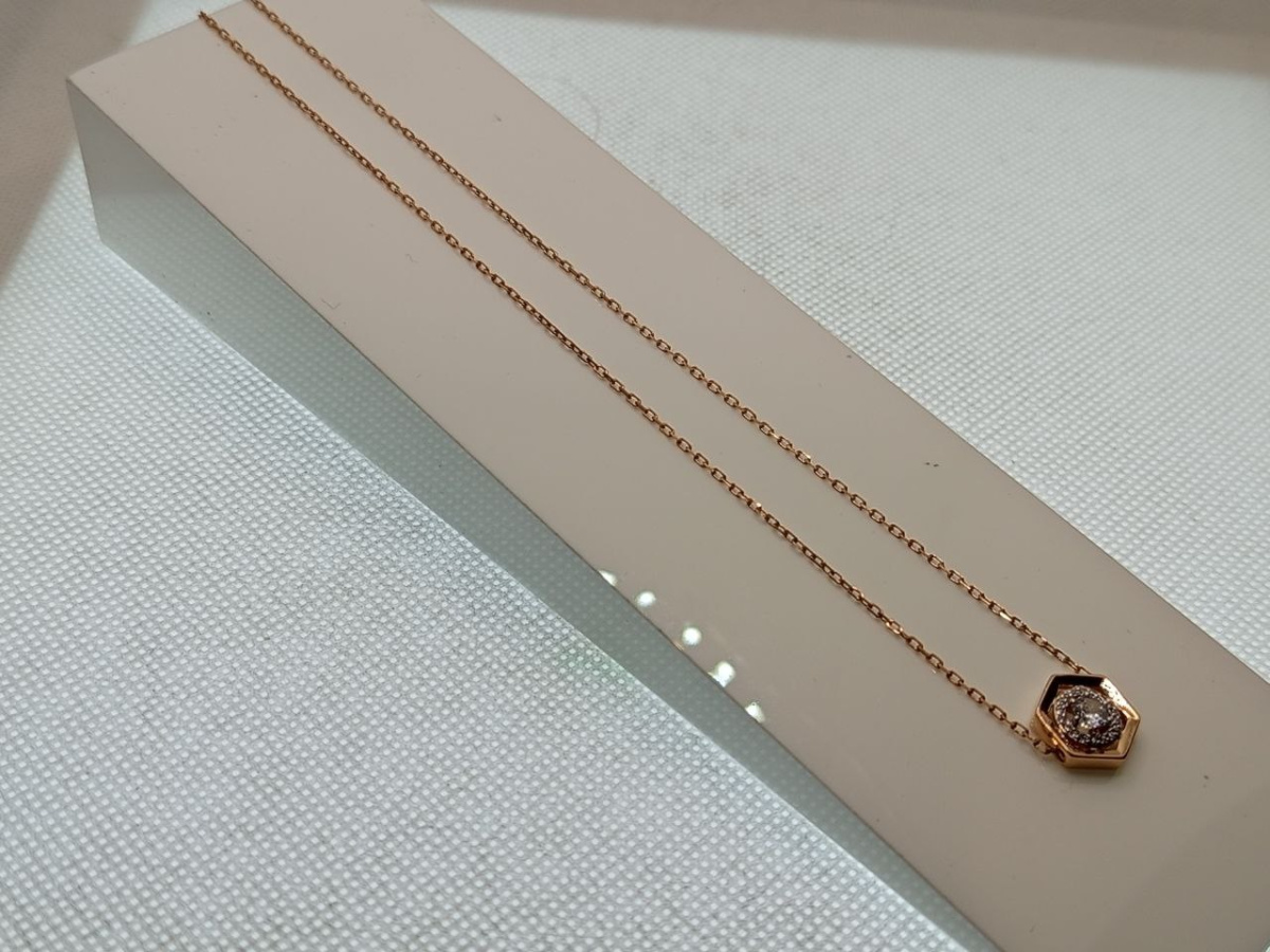 КОЛЬЕ С КАМНЯМИ (Au 585)