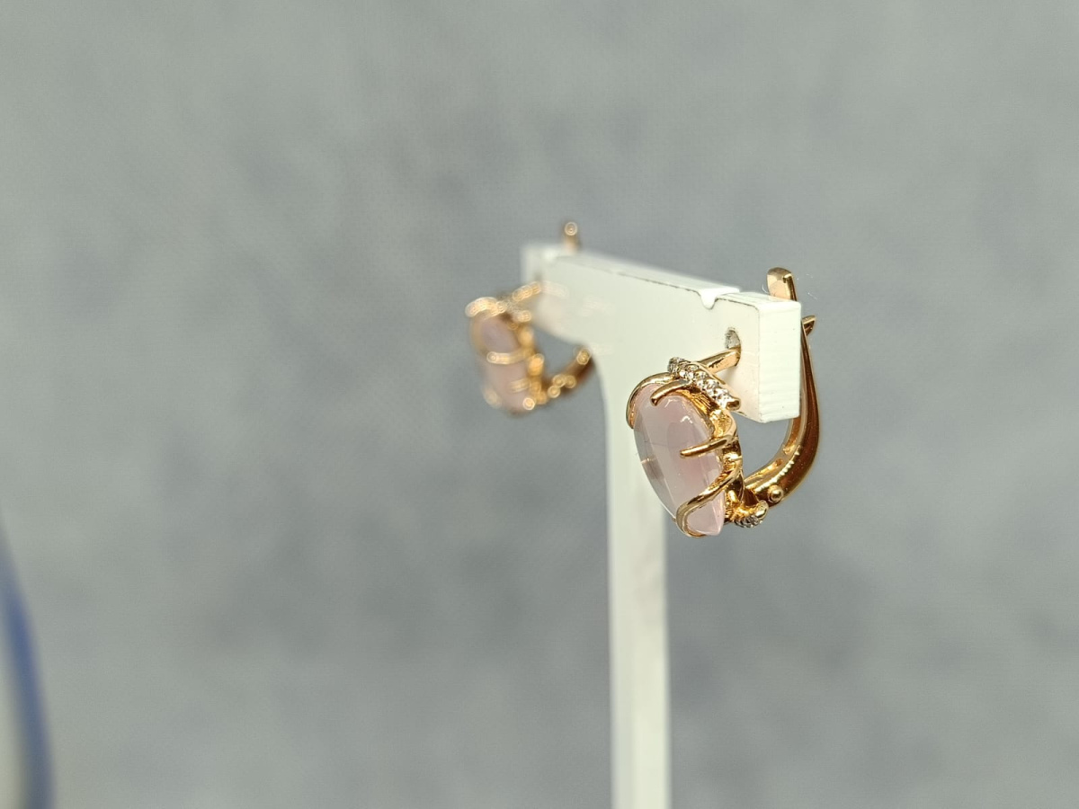 СЕРЬГИ С КАМНЯМИ (Au 585)