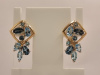 725616 СЕРЬГИ С КАМНЯМИ (Au 585)