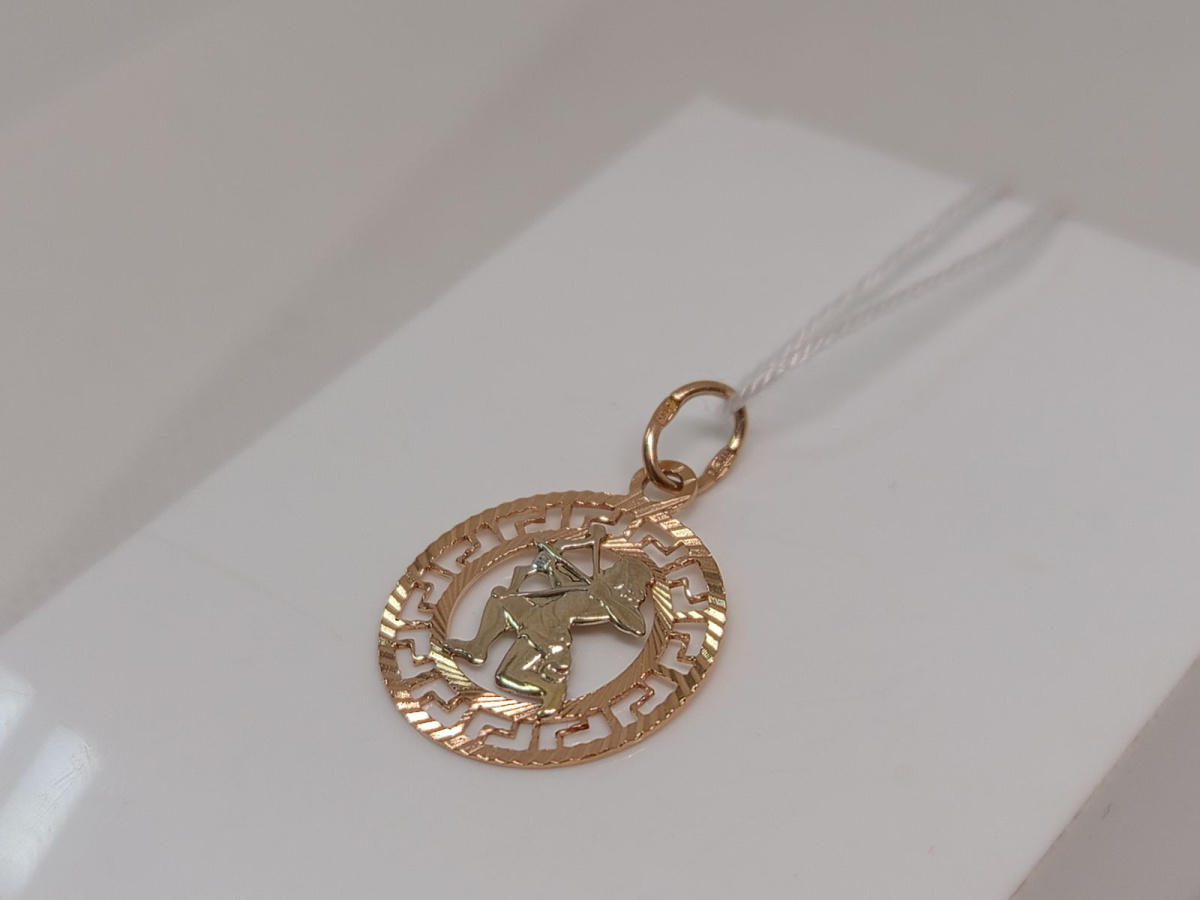 ПОДВЕСКА ЗНАК ЗОДИАКА СТРЕЛЕЦ Au 585