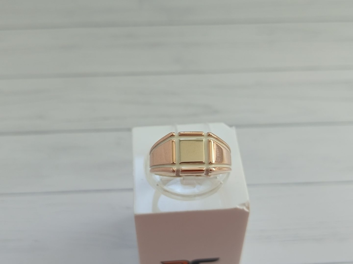 ПЕЧАТКА С КАМНЕМ (Au 585)