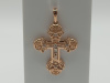 ПОДВЕСКА КРЕСТ С КАМНЯМИ (Au 585)