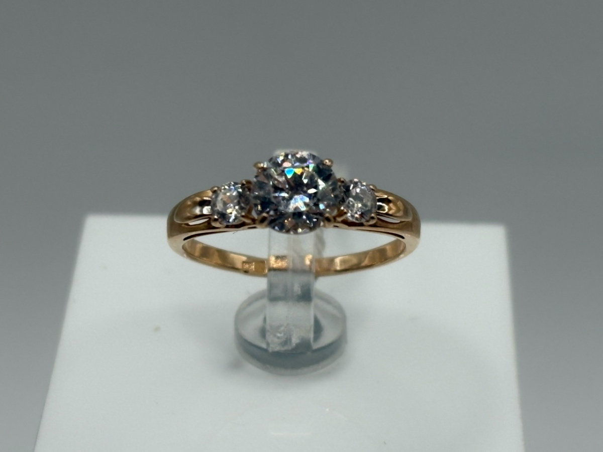 КОЛКМИ585 КОЛЬЦО С КАМНЯМИ (Au 585)