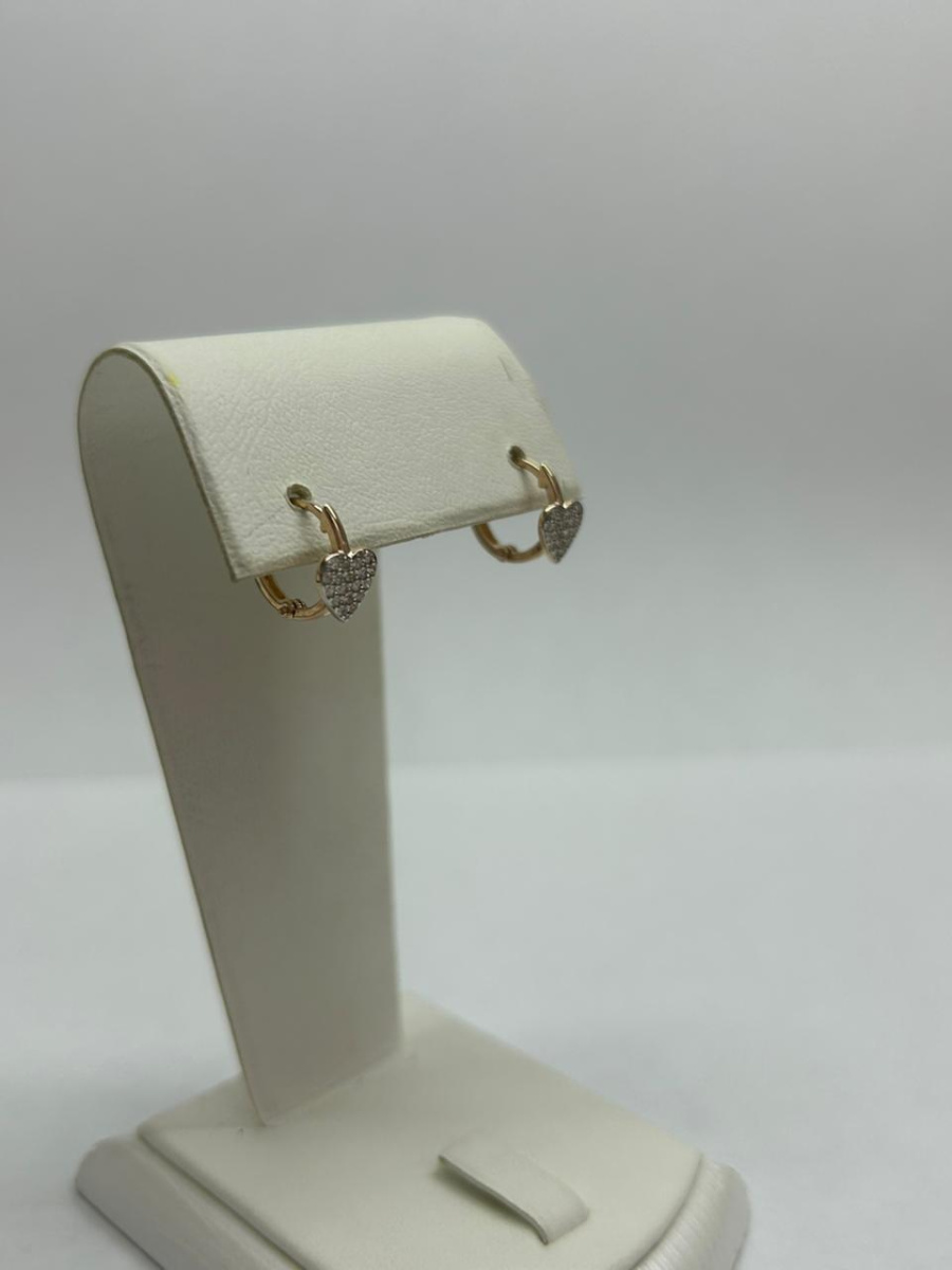 СЕРЬГИ С КАМНЯМИ (Au 585)