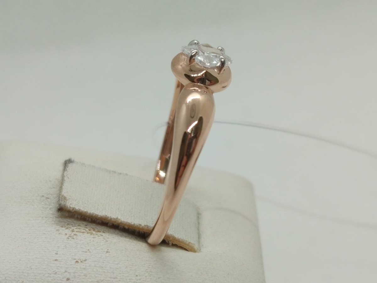 КОЛЬЦО С КАМНЕМ (Au 585)