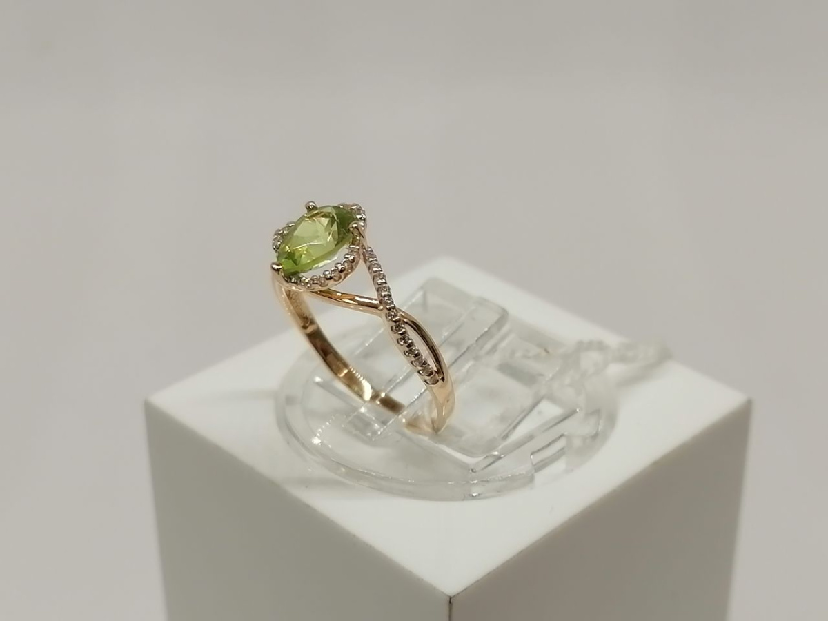 КОЛЬЦО С КАМНЯМИ (Au 585)