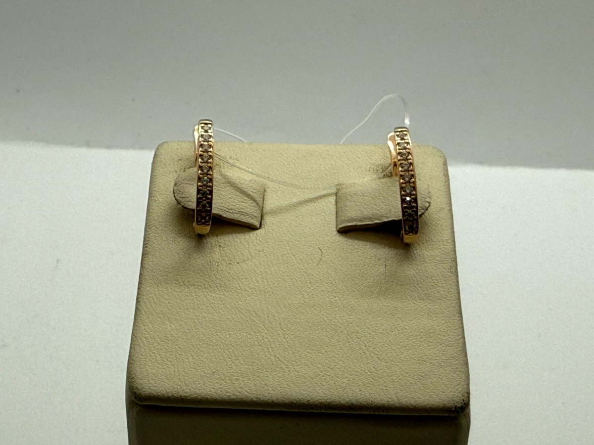 СЕРЬГИ С КАМНЯМИ (Au 585)