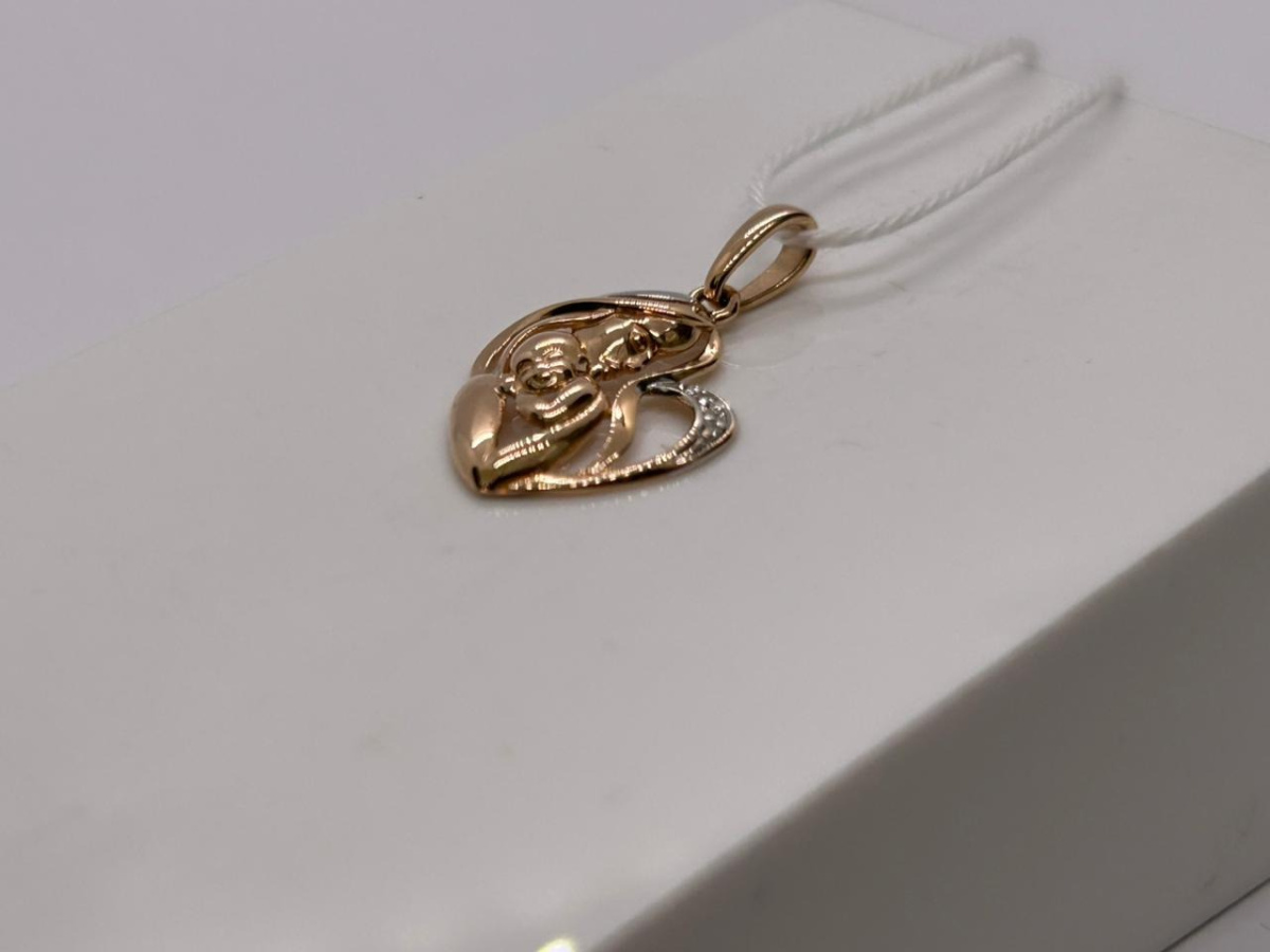 ПОДКМИ585 ПОДВЕСКА С КАМНЯМИ (Au 585)