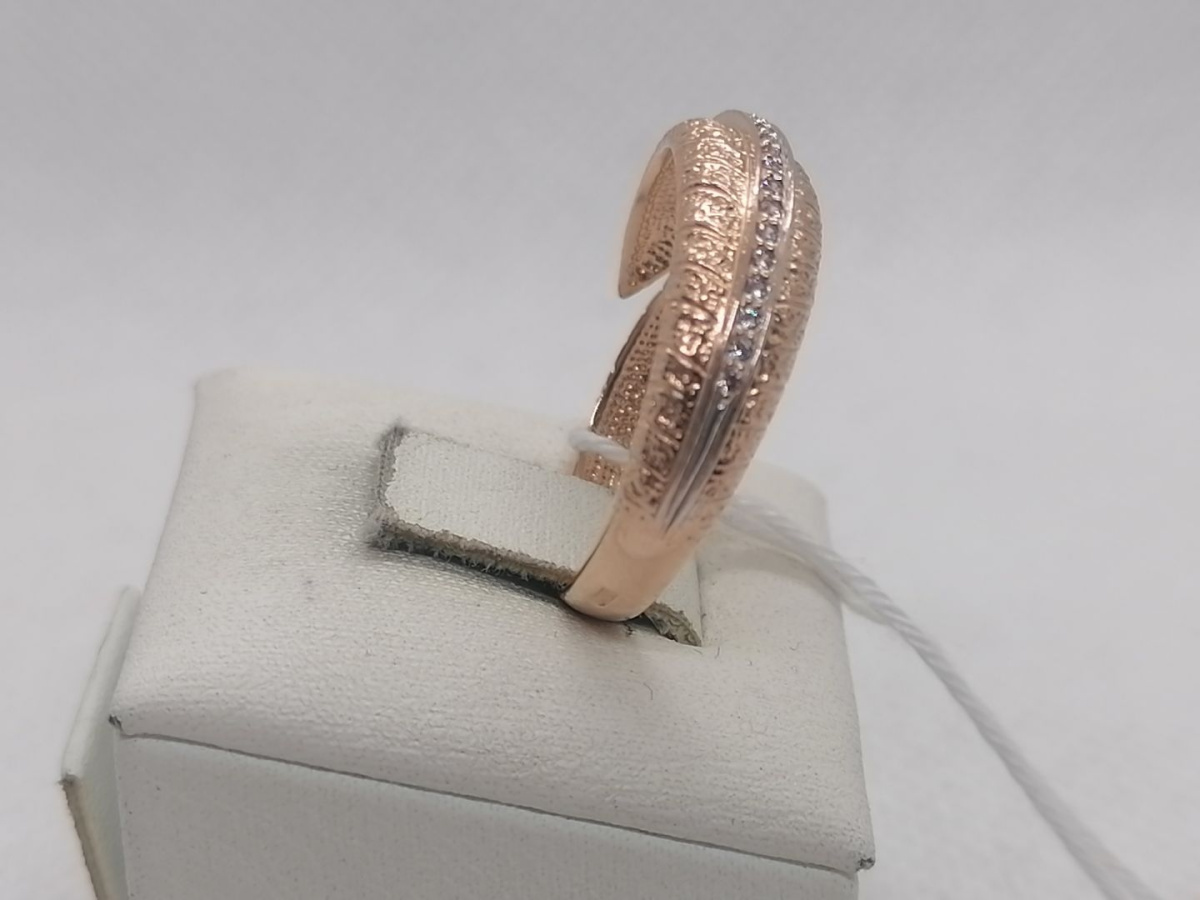 КОЛКМИ585 КОЛЬЦО С КАМНЯМИ (Au 585)