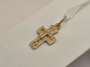 ПОДВЕСКА КРЕСТ БЕЗ КАМНЯ (Au 585)