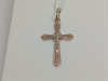 ПОДВЕСКА КРЕСТ БЕЗ КАМНЯ (Au 585)