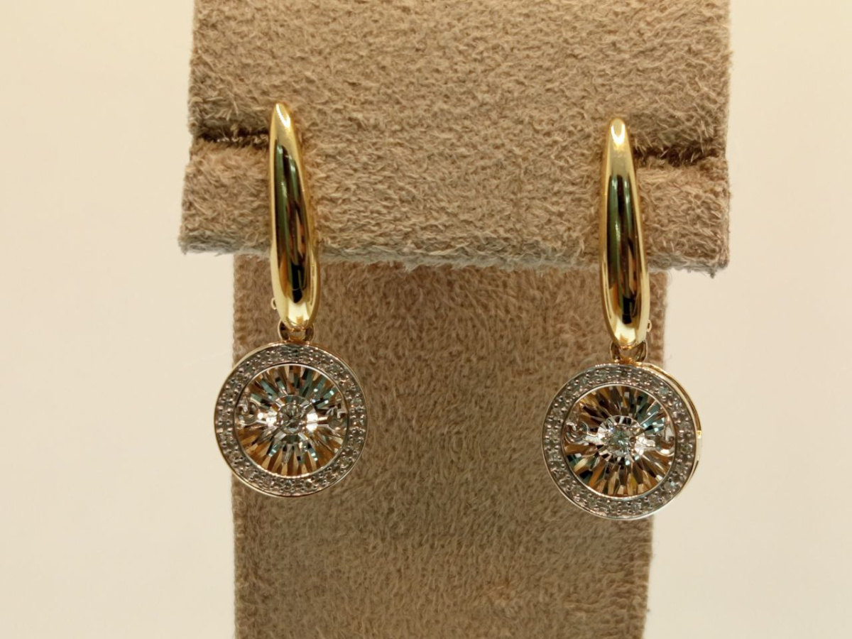 СЕРЬГИ БРИЛЛИАНТ (Au 585)