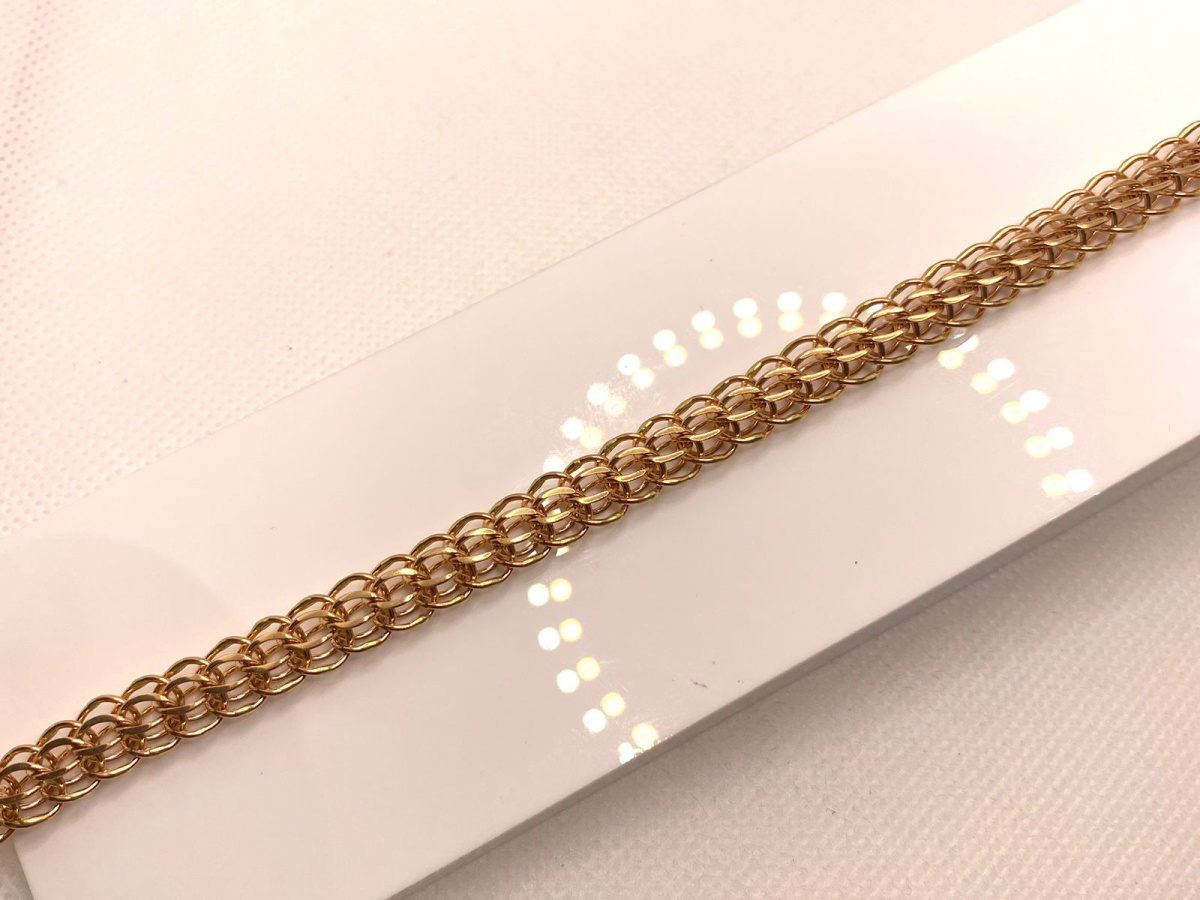 БРАСЛЕТ ПОЛНОВЕСНЫЙ Итальянка (Au 585)