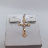 ПОДКБК585 ПОДВЕСКА КРЕСТ БЕЗ КАМНЯ (Au 585)