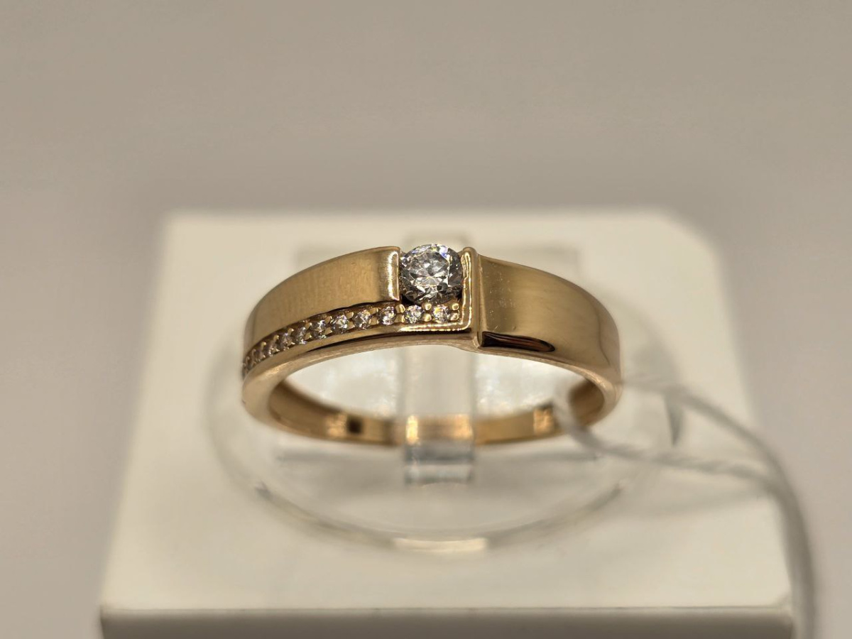 КОЛКМИ585 КОЛЬЦО С КАМНЯМИ (Au 585)