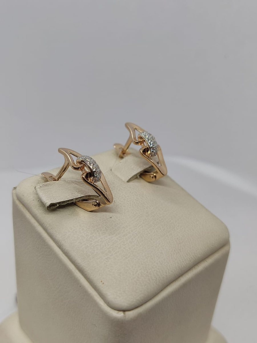 СЕРЬГИ С КАМНЯМИ (Au 585)