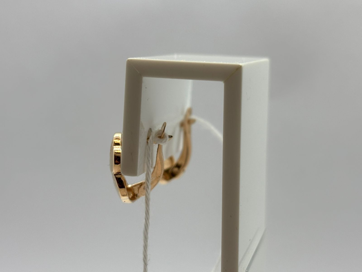 СЕРЬГИ БЕЗ КАМНЯ (Au 585)