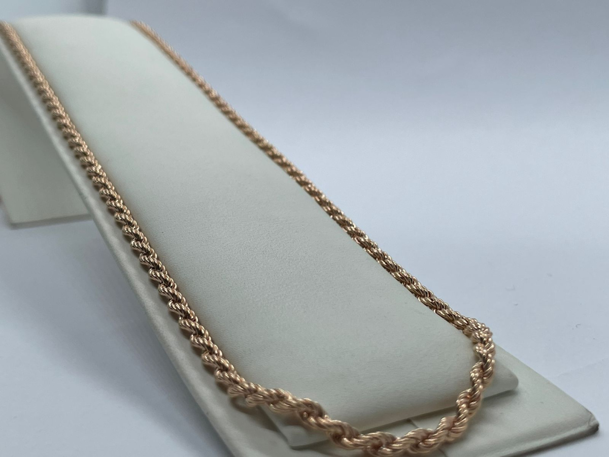 ЦЛВР585 ЦЕПЬ ПОЛНОВЕСНАЯ Веревка (Au 585)