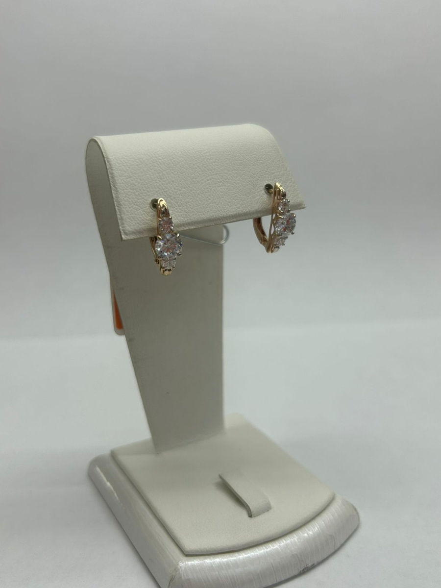 СЕРЬГИ С КАМНЯМИ (Au 585)