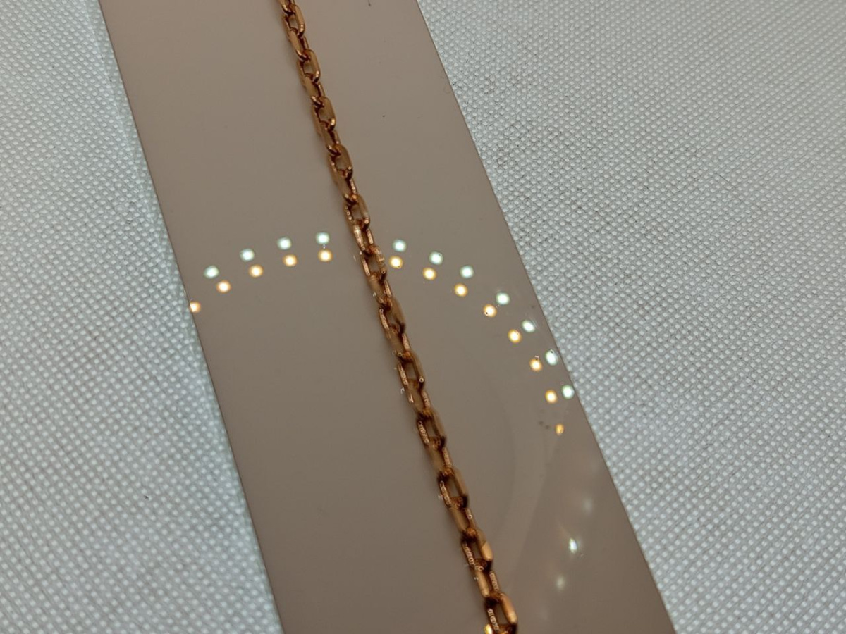 БРАСЛЕТ ПУСТОТЕЛЫЙ Якорное (Au 585)