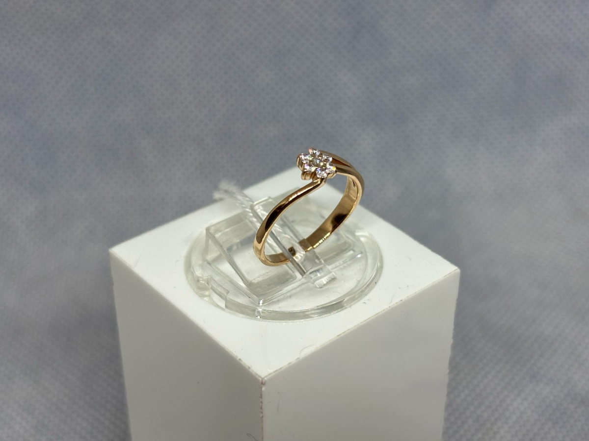 КОЛКМИ585 КОЛЬЦО С КАМНЯМИ (Au 585)